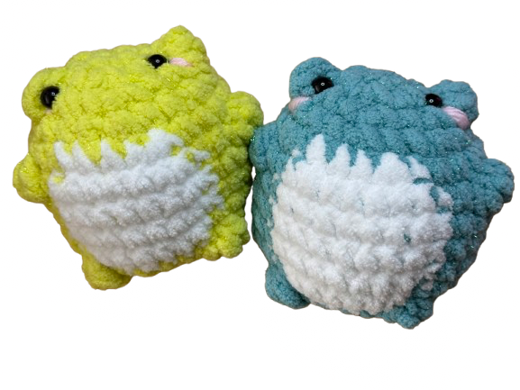 Glitter Yarn Frog